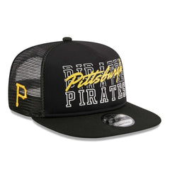 Pittsburgh Pirates New Era Street Team A-Frame Trucker 9FIFTY Snapback Hat - MLB Hats