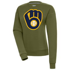 Milwaukee Brewers Antigua Women's Victory Pullover Sweatshirt - MLB Pullover