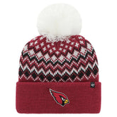 Arizona Cardinals '47 Women's Elsa Cuffed Knit Hat with Pom | NFL US