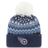 Tennessee Titans '47 Women's Elsa Cuffed Knit Hat with Pom | NFL US