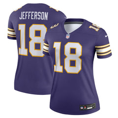 Minnesota Vikings Justin Jefferson Women's Alternate Legend Player Performance Top | NFL Hot