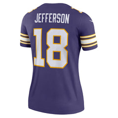 Minnesota Vikings Justin Jefferson Women's Alternate Legend Player Performance Top | NFL Hot