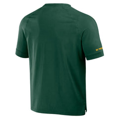 Green Bay Packers NFL x Darius Rucker Collection Washed Raglan Henley T-Shirt | NFL Online