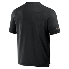 New Orleans Saints NFL x Darius Rucker Collection Washed Raglan Henley T-Shirt | NFL Online