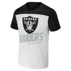 Las Vegas Raiders NFL x Darius Rucker Collection Colorblocked T-Shirt | NFL Discount