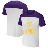 Minnesota Vikings NFL x Darius Rucker Collection Colorblocked T-Shirt | NFL New