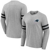 Carolina Panthers NFL x Darius Rucker Collection Henley Long Sleeve T-Shirt | NFL Sale