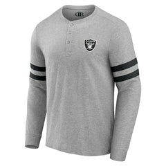 Las Vegas Raiders NFL x Darius Rucker Collection Henley Long Sleeve T-Shirt | NFL Outlet