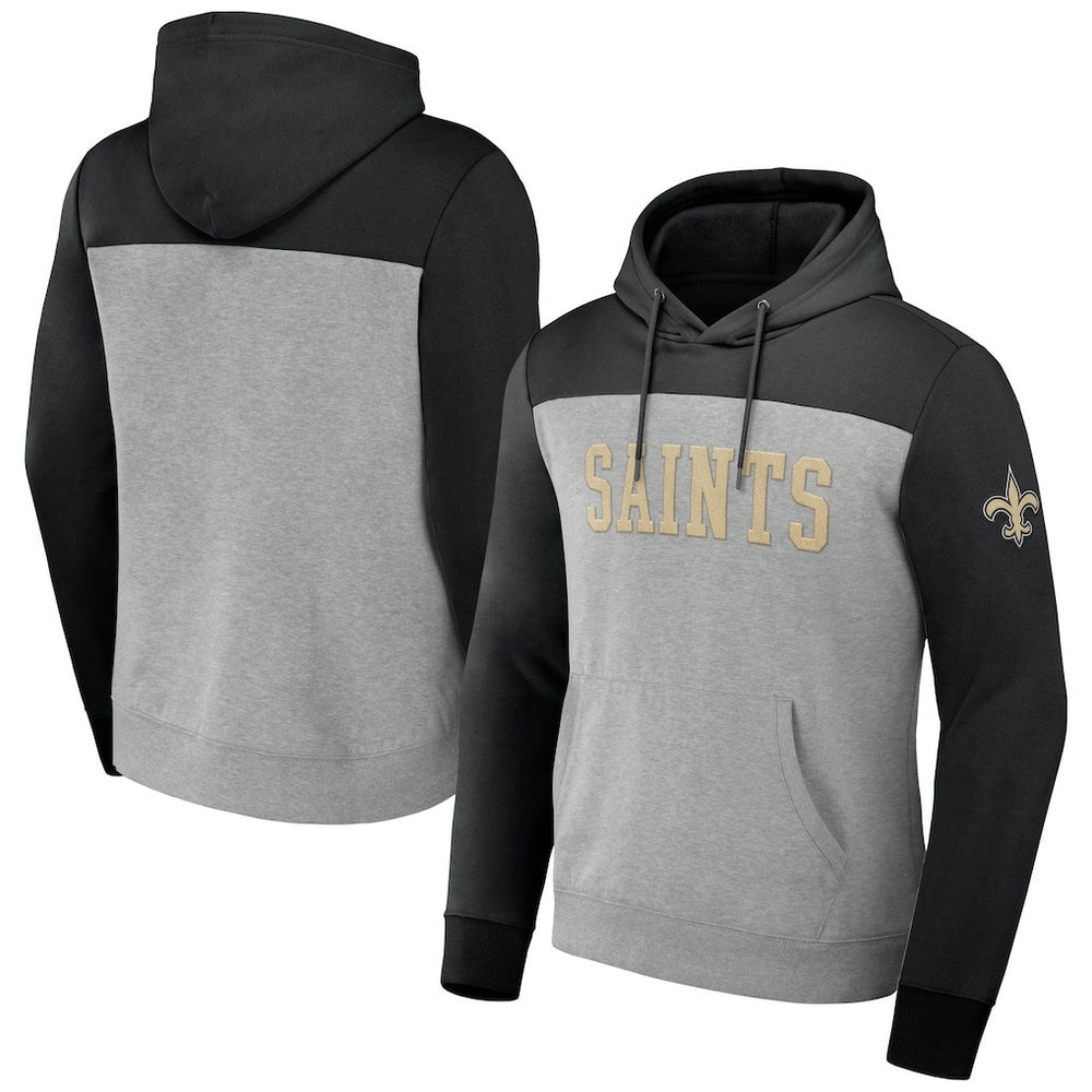 New Orleans Saints NFL x Darius Rucker Collection Color Blocked Pullover Hoodie | NFL Sale