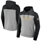 New Orleans Saints NFL x Darius Rucker Collection Color Blocked Pullover Hoodie | NFL Sale
