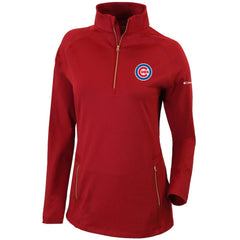 Chicago Cubs Columbia Women's Omni-Wick Outward Nine Quarter-Zip Pullover Top - MLB Pullover