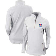 Chicago Cubs Columbia Women's Omni-Wick Outward Nine Quarter-Zip Pullover Top - MLB Pullover