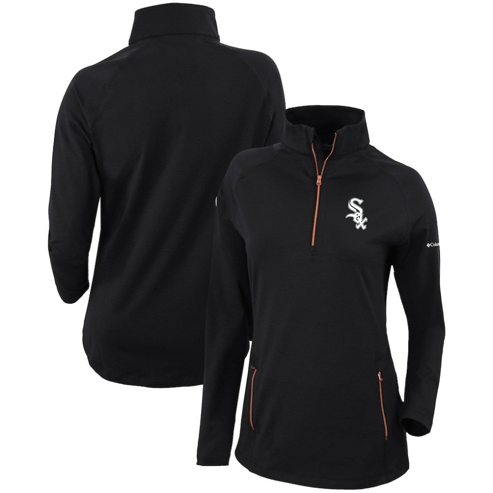 Chicago White Sox Columbia Women's Omni-Wick Outward Nine Quarter-Zip Pullover Top - MLB Pullover