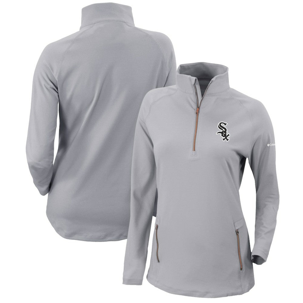 Chicago White Sox Columbia Women's Omni-Wick Outward Nine Quarter-Zip Pullover Top - MLB Pullover