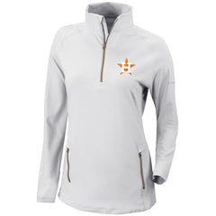 Houston Astros Columbia Women's Omni-Wick Outward Nine Quarter-Zip Pullover Top - MLB Pullover