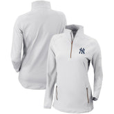 New York Yankees Columbia Women's Omni-Wick Outward Nine Quarter-Zip Pullover Top - MLB Pullover