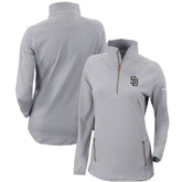 San Diego Padres Columbia Women's Omni-Wick Outward Nine Quarter-Zip Pullover Top - MLB Pullover