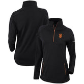 San Francisco Giants Columbia Women's Omni-Wick Outward Nine Quarter-Zip Pullover Top - MLB Pullover