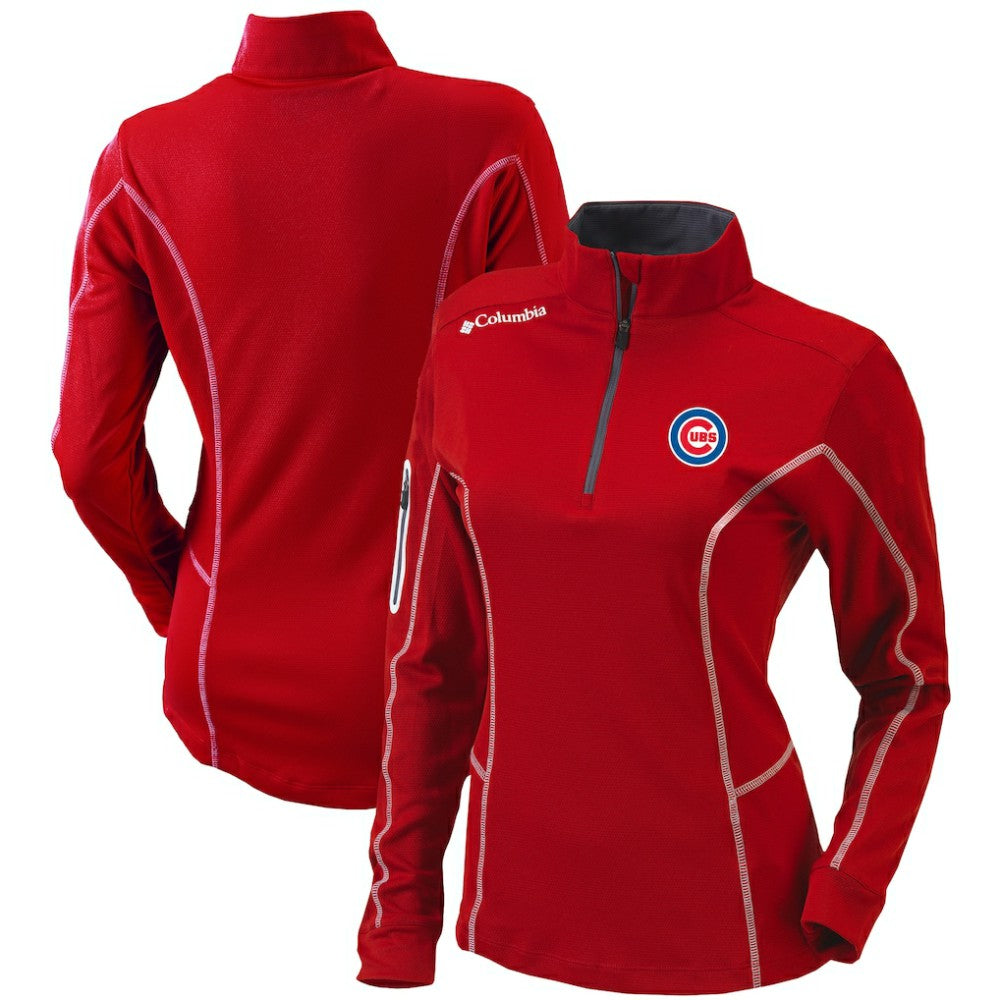 Chicago Cubs Columbia Women's Omni-Wick Shotgun Quarter-Zip Pullover Top - MLB Pullover