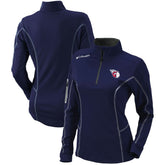 Cleveland Guardians Columbia Women's Omni-Wick Shotgun Quarter-Zip Pullover Top - MLB Pullover