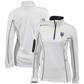 New York Mets Columbia Women's Omni-Wick Shotgun Quarter-Zip Pullover Top - MLB Pullover