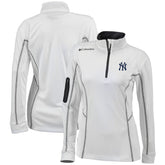 New York Yankees Columbia Women's Omni-Wick Shotgun Quarter-Zip Pullover Top - MLB Pullover
