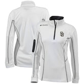 San Diego Padres Columbia Women's Omni-Wick Shotgun Quarter-Zip Pullover Top - MLB Pullover