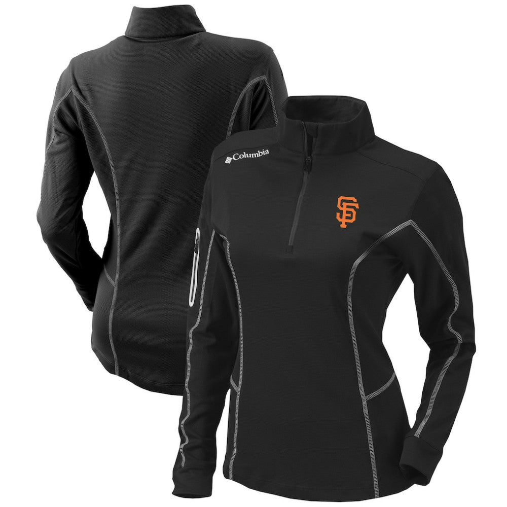 San Francisco Giants Columbia Women's Omni-Wick Shotgun Quarter-Zip Pullover Top - MLB Pullover