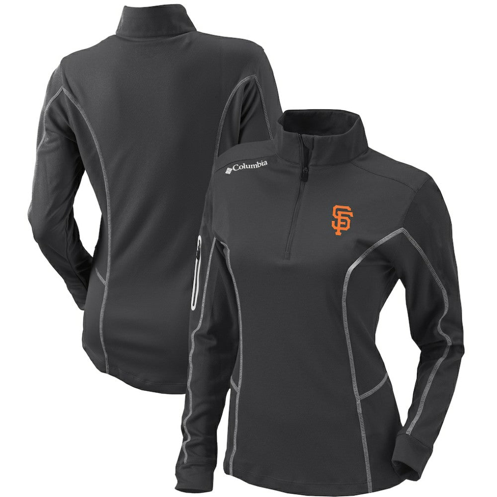 San Francisco Giants Columbia Women's Omni-Wick Shotgun Quarter-Zip Pullover Top - MLB Pullover