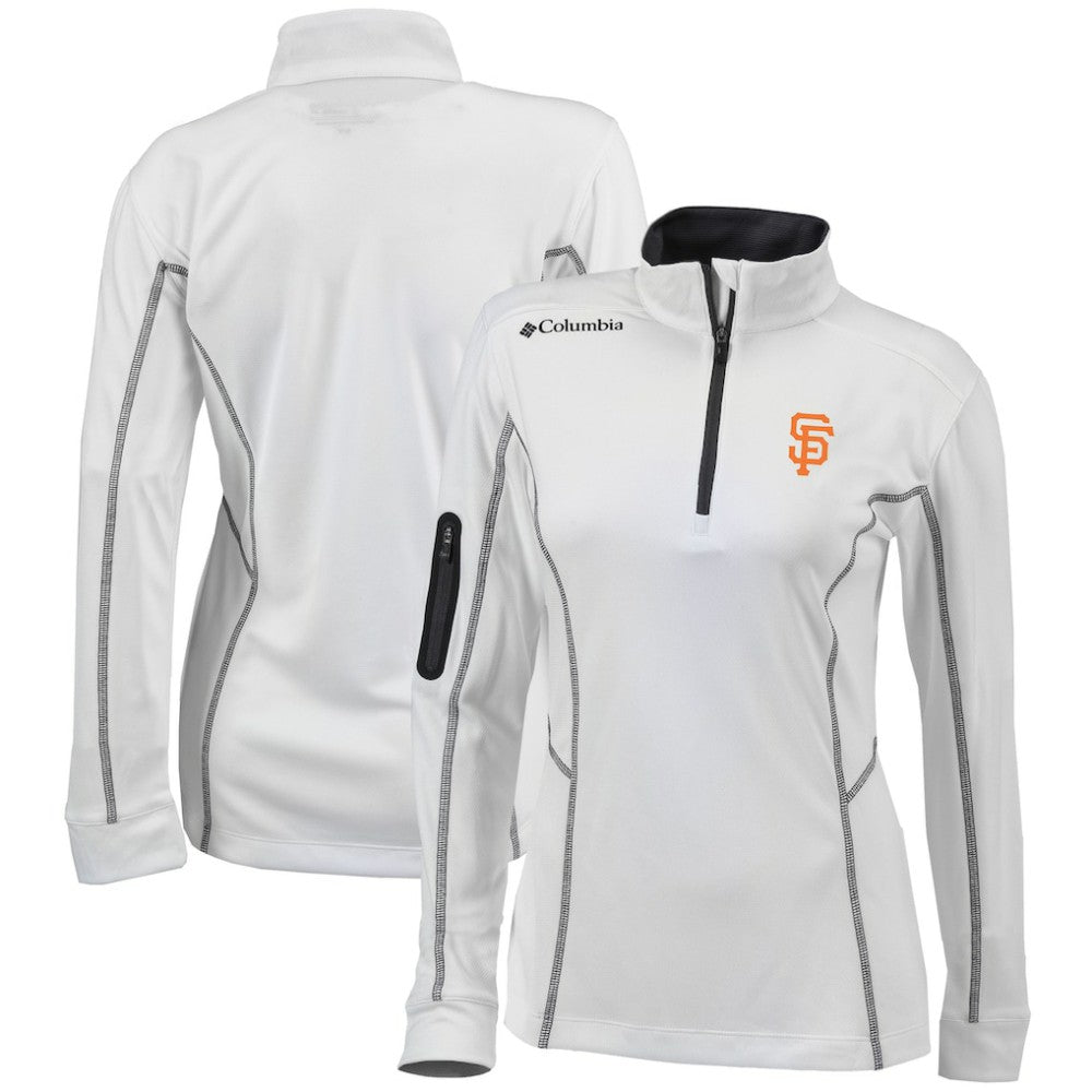 San Francisco Giants Columbia Women's Omni-Wick Shotgun Quarter-Zip Pullover Top - MLB Pullover