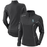 Seattle Mariners Columbia Women's Omni-Wick Shotgun Quarter-Zip Pullover Top - MLB Pullover