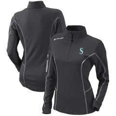 Seattle Mariners Columbia Women's Omni-Wick Shotgun Quarter-Zip Pullover Top - MLB Pullover