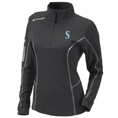 Seattle Mariners Columbia Women's Omni-Wick Shotgun Quarter-Zip Pullover Top - MLB Pullover