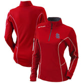 St. Louis Cardinals Columbia Women's Omni-Wick Shotgun Quarter-Zip Pullover Top - MLB Pullover