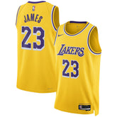 Gold LeBron James Los Angeles Lakers Unisex Swingman Jersey | NBA
