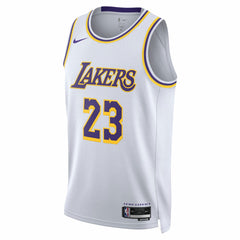 White LeBron James Los Angeles Lakers Unisex Swingman Jersey | NBA