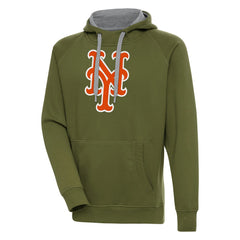 New York Mets Antigua Victory Pullover Hoodie - MLB Hoodies