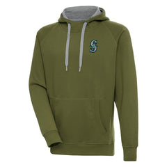 Seattle Mariners Antigua Victory Pullover Hoodie - MLB Hoodies