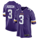 Minnesota Vikings Jordan Addison Game Jersey | NFL Online