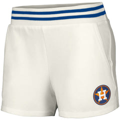 Houston Astros Lusso Women's Maeg Tri-Blend Pocket Shorts - MLB Shorts