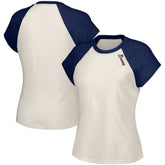 Atlanta Braves Lusso Women's Nikki Raglan T-Shirt - MLB T-shirts