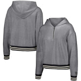 San Diego Padres Lusso Women's Magnolia Tri-Blend Quarter-Zip Hoodie - MLB Hoodies