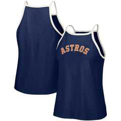 Houston Astros Lusso Women's Nadine Halter Tank Top - MLB Tanks