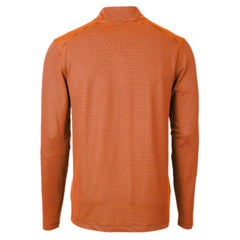 Houston Astros Cutter & Buck Virtue Eco Pique Micro Stripe Recycled Quarter-Zip Pullover Top - MLB Pullover