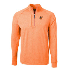 Baltimore Orioles Cutter & Buck Adapt Eco Knit Stretch Recycled Quarter-Zip Pullover Top - MLB Pullover