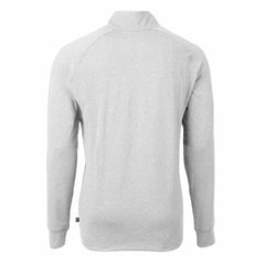 Cincinnati Reds Cutter & Buck Adapt Eco Knit Stretch Recycled Quarter-Zip Pullover Top - MLB Pullover