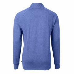 New York Mets Cutter & Buck Adapt Eco Knit Stretch Recycled Quarter-Zip Pullover Top - MLB Pullover