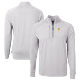 Pittsburgh Pirates Cutter & Buck Adapt Eco Knit Stretch Recycled Quarter-Zip Pullover Top - MLB Pullover