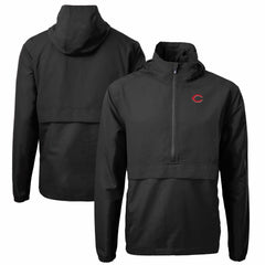 Cincinnati Reds Cutter & Buck Charter Eco Recycled Half-Zip Anorak Jacket - MLB Jackets