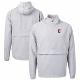 Cleveland Guardians Cutter & Buck Charter Eco Recycled Half-Zip Anorak Jacket - MLB Jackets